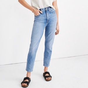 NWT Madewell The Momjean High Rise In Melva Wash